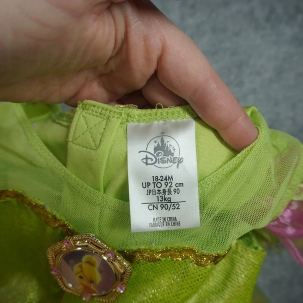 Disney Tinker Bell &‎ Snow White Inspired Toddler Dress Up Costume Bundle 18-24M